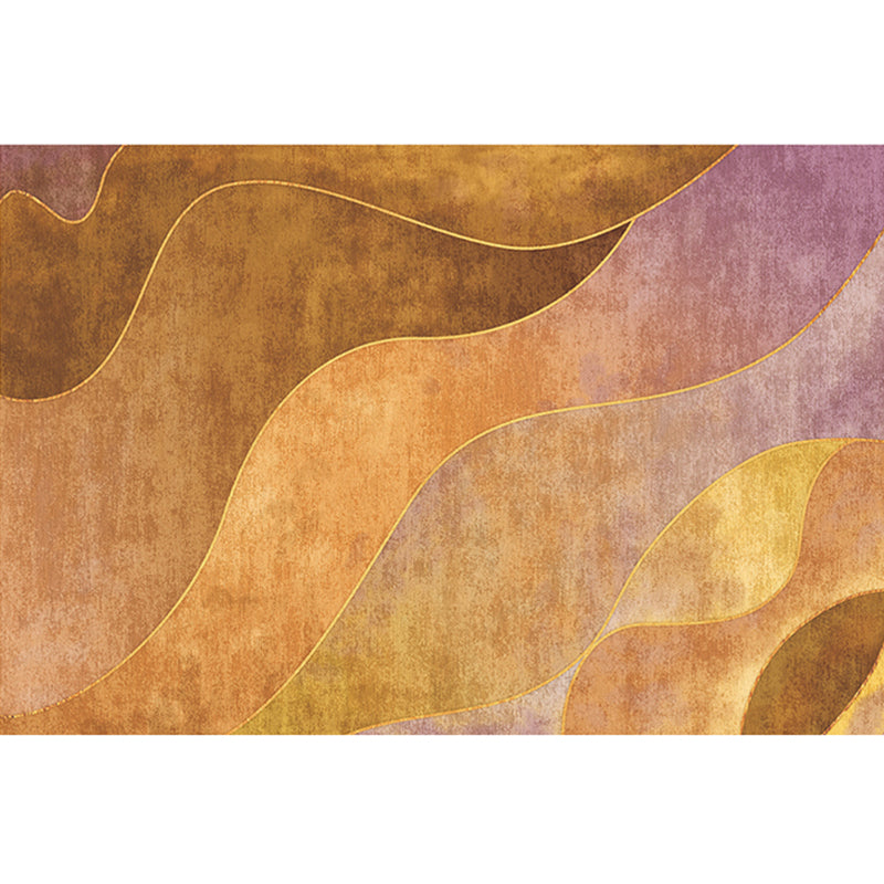 Paars abstract tapijten polyester modern tapijt niet-slip achterste tapijt voor woningdecoratie