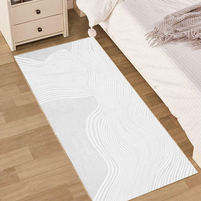 Groen modern tapijt polyester tulpen binnen tapijt niet-slip achterste tapijt voor woningdecoratie