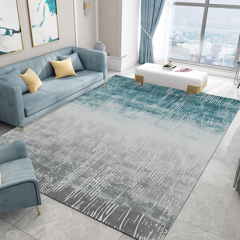 Hedendaagse artistiek gedrukt tapijt polyester gebied Rug vlekbestendig binnenvlein voor woonkamer