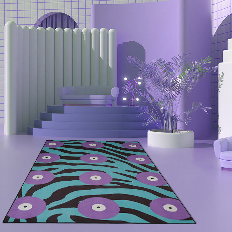 Creatief Zebra Patroon Tapijt Polyester Rug Stain Resistant binnen Tapijt voor woningdecoratie