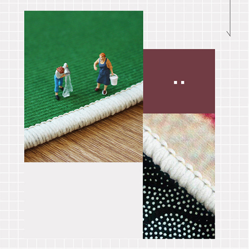 Funky binnen tapijt Stijlvol hertenprint gebied Tapijten Polyester Resistent gebied Tapijt voor woonkamer