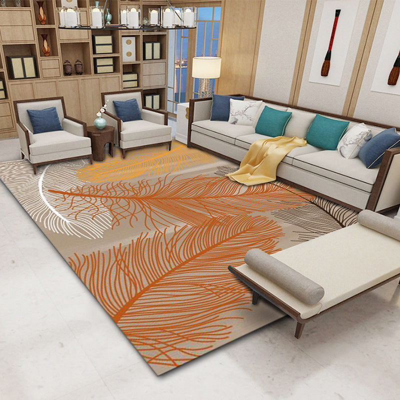 Lichtbruine modern tapijten polyester rooster binnen tapijt niet-slip achterste tapijt voor woningdecoratie