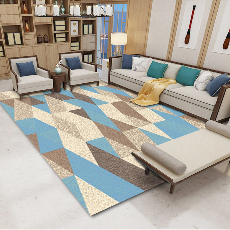 Lichtbruine modern tapijten polyester rooster binnen tapijt niet-slip achterste tapijt voor woningdecoratie