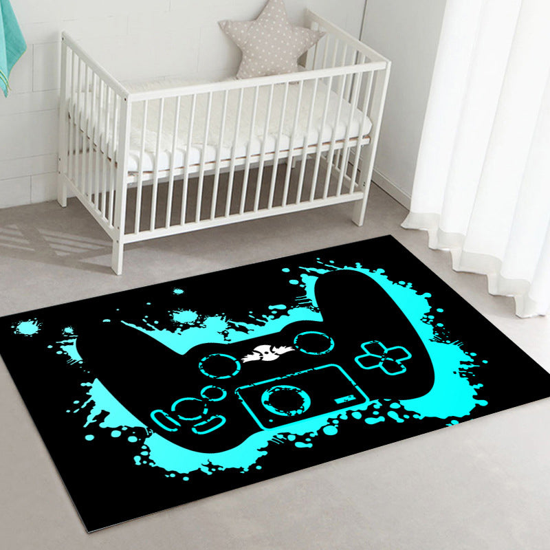 Ontspannende binnenduien Polyester game thema Tapijt niet-slip achterstappert tapijt voor huizendecoratie