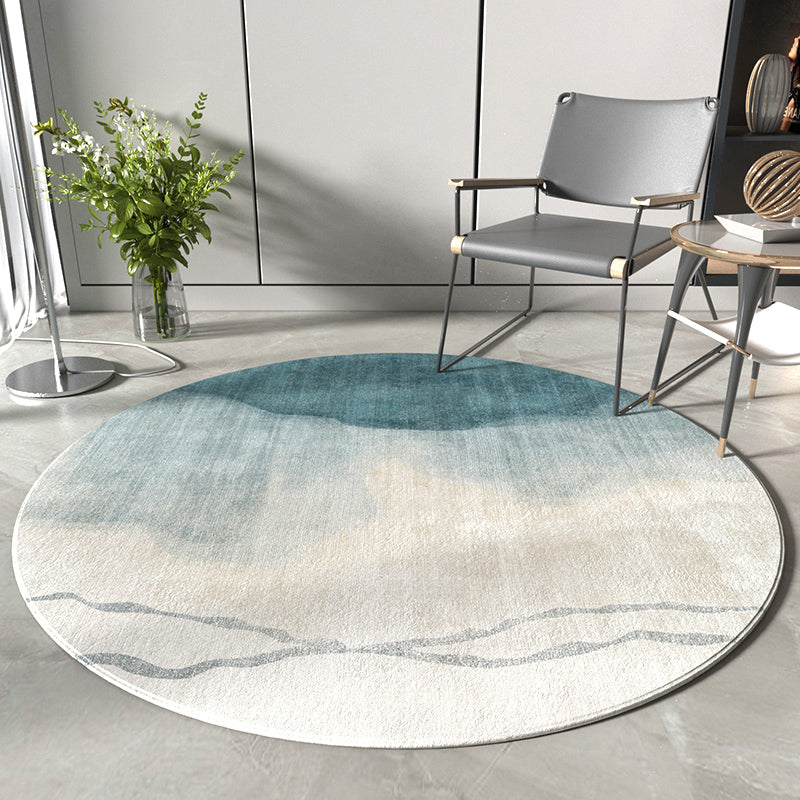 Grijs modern tapijt geometrisch patroon polyester gebied tapijt niet-slip achterste tapijt voor salon