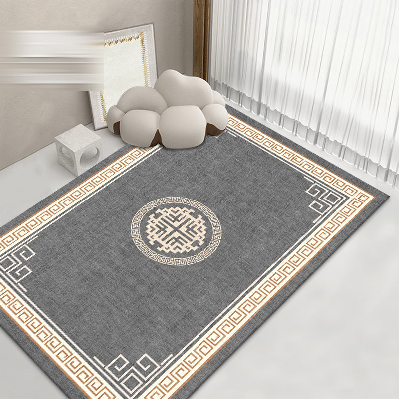 Modern woonkamer vloerkleed Prachtig wasbaar Wasbaar Truug Polyester Stain Resistant Area Tapijt