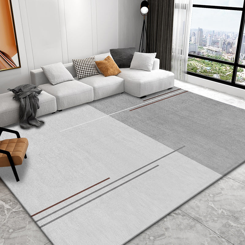 Modern woonkamer vloerkleed Prachtig wasbaar Wasbaar Truug Polyester Stain Resistant Area Tapijt