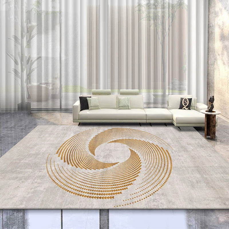 Modern woonkamer vloerkleed Prachtig wasbaar Wasbaar Truug Polyester Stain Resistant Area Tapijt