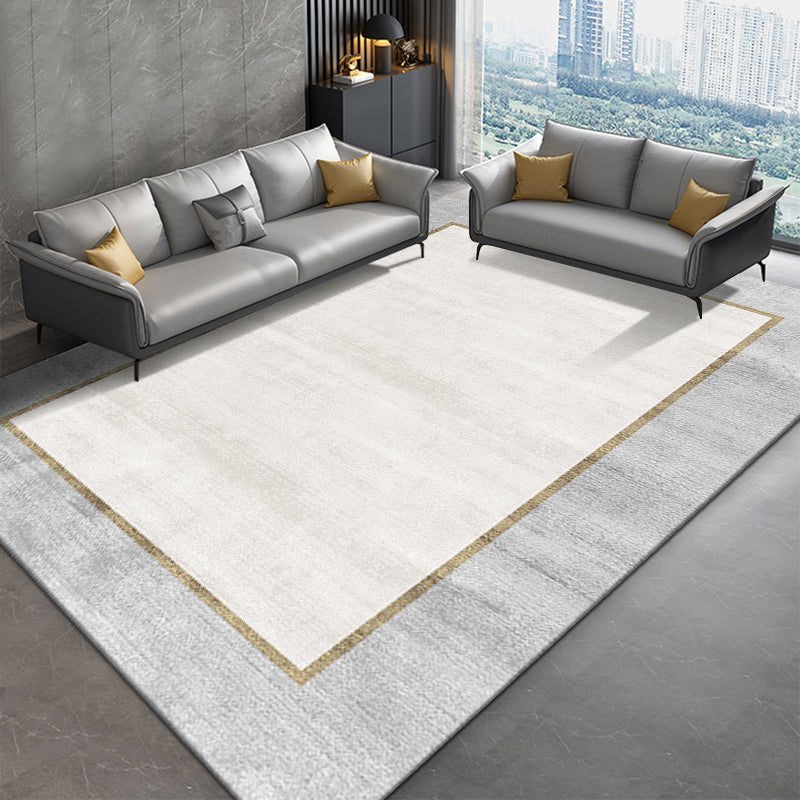 Modern woonkamer vloerkleed Prachtig wasbaar Wasbaar Truug Polyester Stain Resistant Area Tapijt