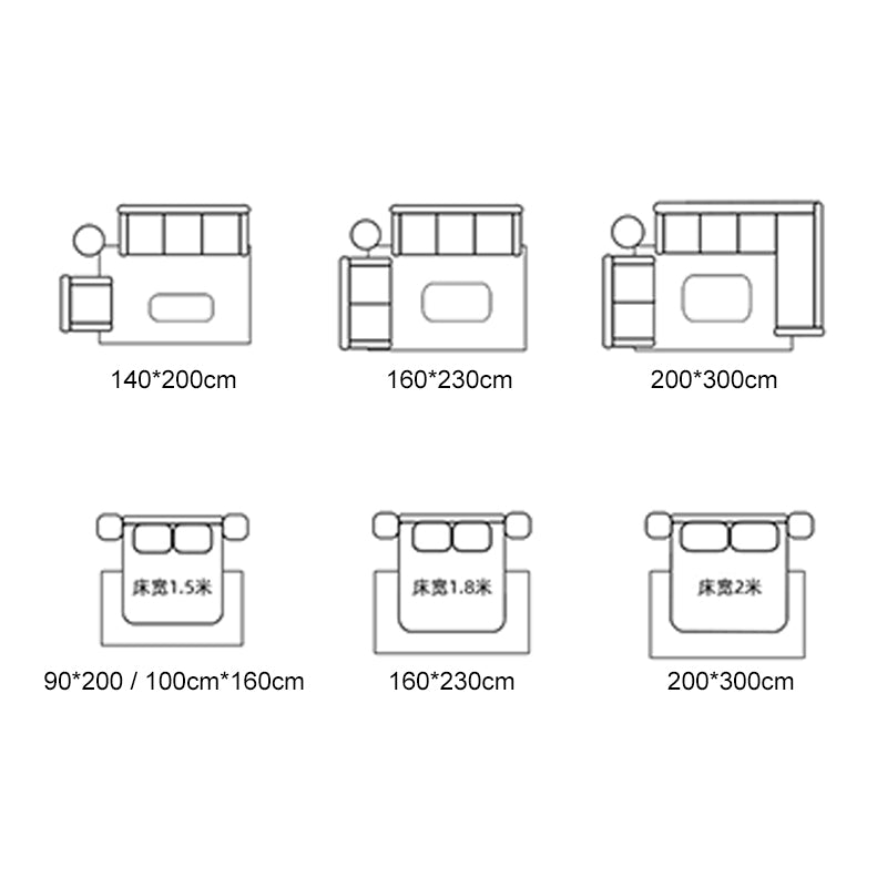 Modern woonkamer vloerkleed Prachtig wasbaar Wasbaar Truug Polyester Stain Resistant Area Tapijt