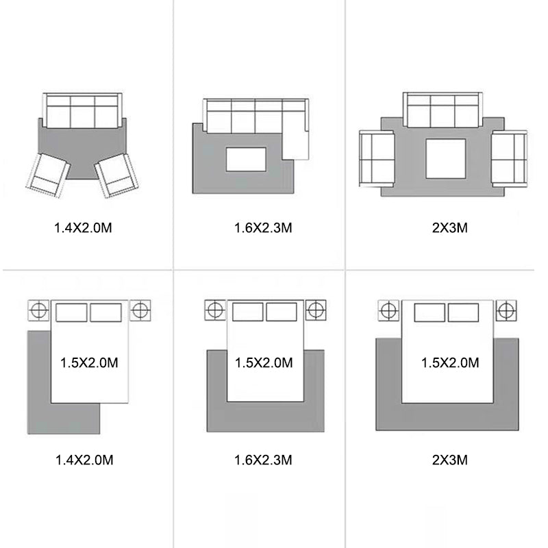 Grijs modern tapijt blending streep indoor tapijt vlekbestendig vloerkleed voor woningdecoratie