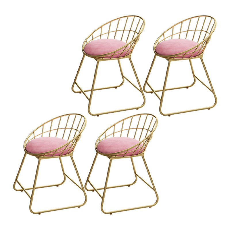 Silla auxiliar tapizada escandinava, sillas de comedor con respaldo de listones y acabado mate (juego de 2)
