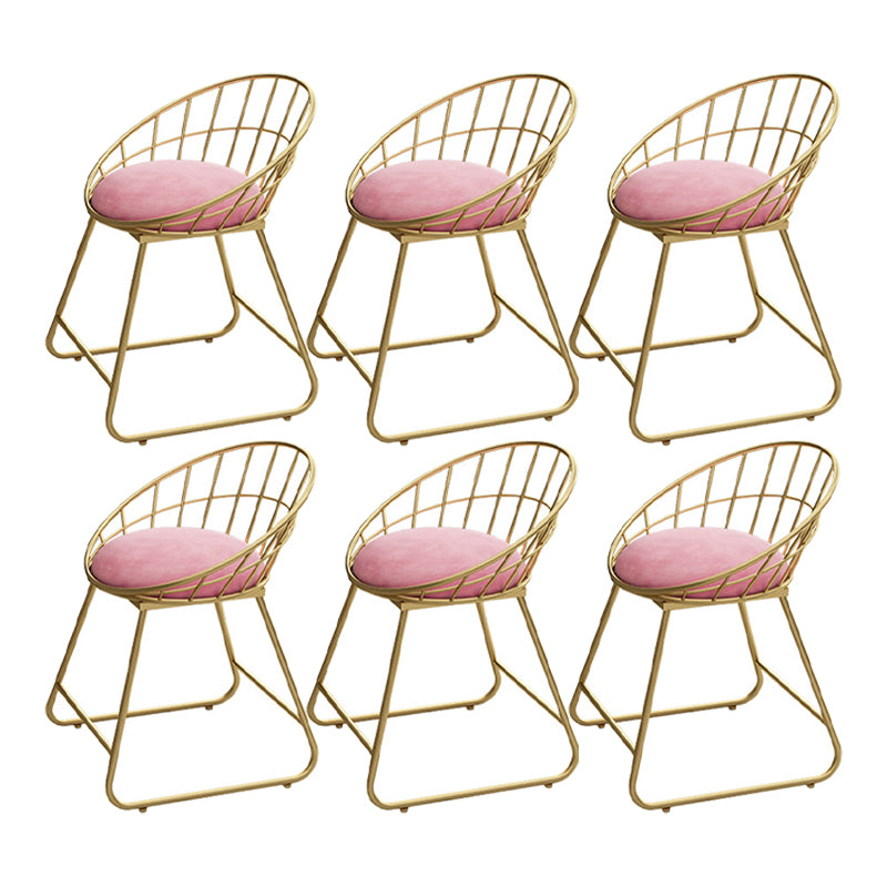 Silla auxiliar tapizada escandinava, sillas de comedor con respaldo de listones y acabado mate (juego de 2)