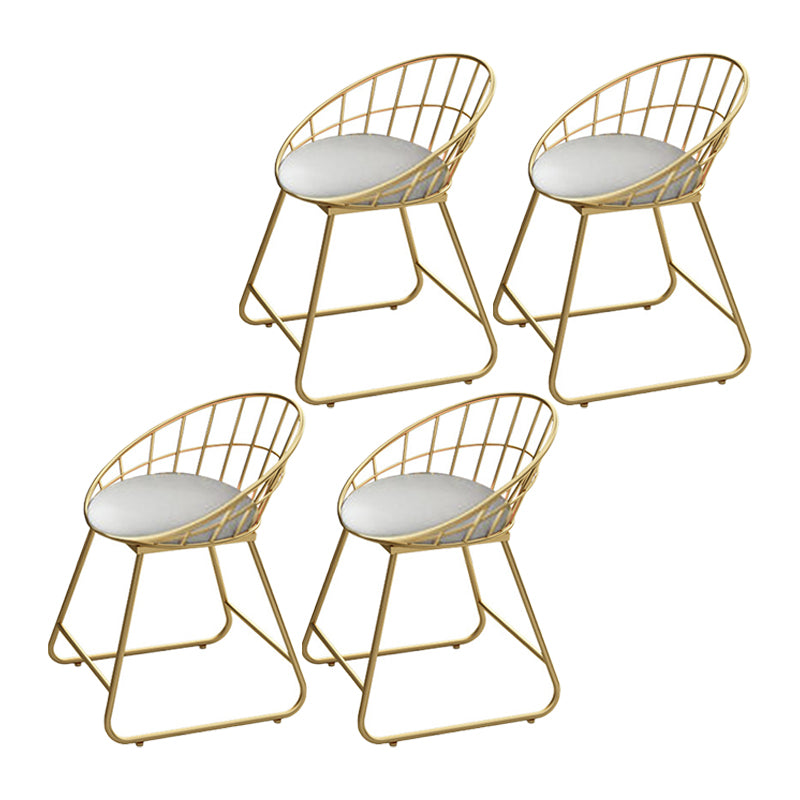 Silla auxiliar tapizada escandinava, sillas de comedor con respaldo de listones y acabado mate (juego de 2)