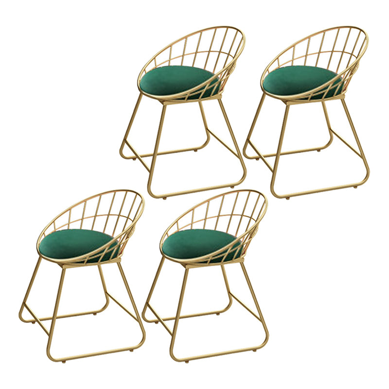 Silla auxiliar tapizada escandinava, sillas de comedor con respaldo de listones y acabado mate (juego de 2)