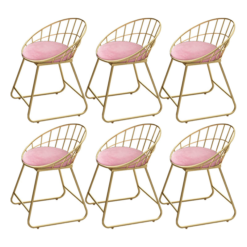 Silla auxiliar tapizada escandinava, sillas de comedor con respaldo de listones y acabado mate (juego de 2)