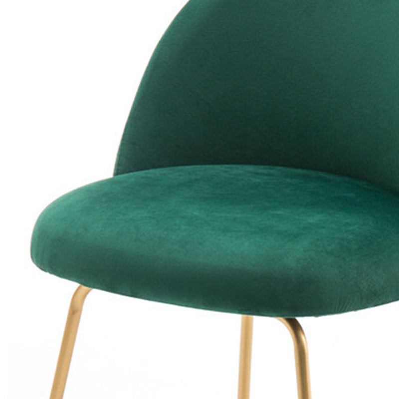 Chaise d'appoint de salle à manger rembourrée scandinave, finition mate, chaise de salle à manger Parsons