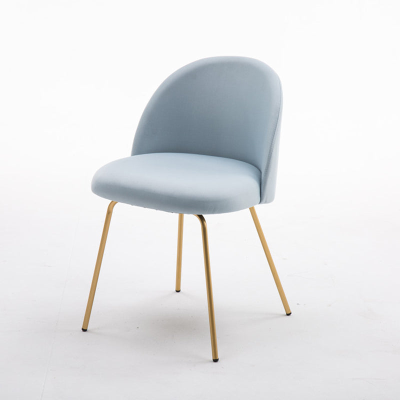 Chaise d'appoint de salle à manger rembourrée scandinave, finition mate, chaise de salle à manger Parsons