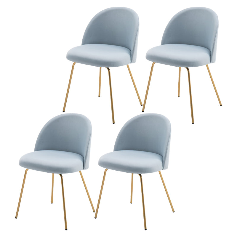 Chaise d'appoint de salle à manger rembourrée scandinave, finition mate, chaise de salle à manger Parsons