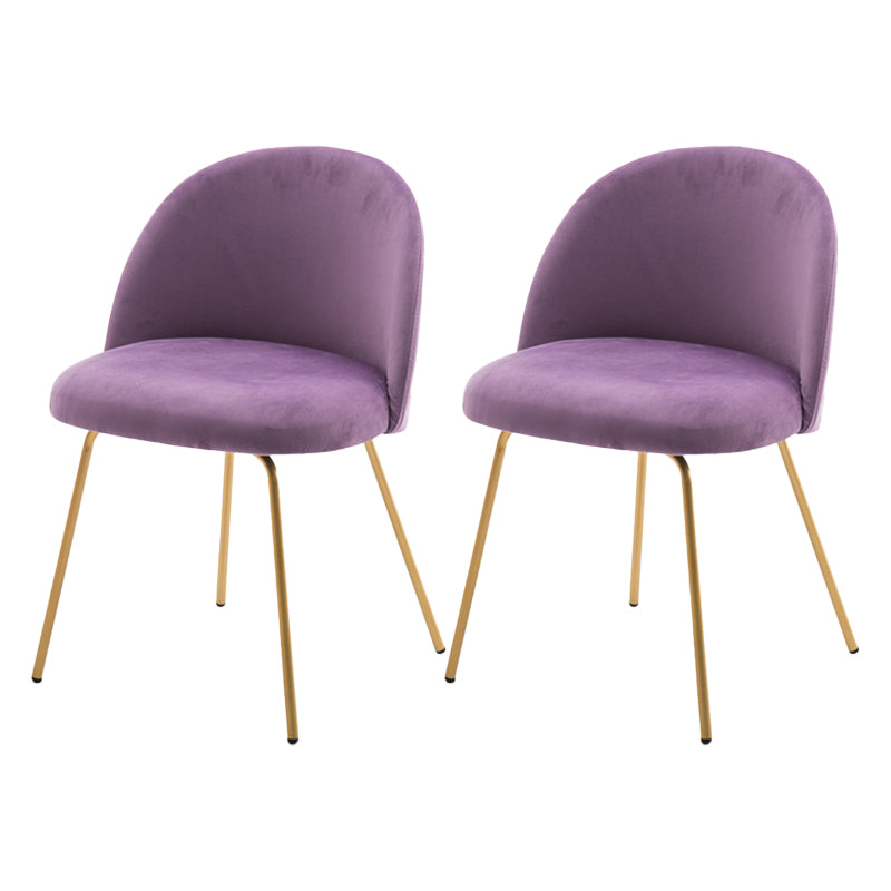 Chaise d'appoint de salle à manger rembourrée scandinave, finition mate, chaise de salle à manger Parsons