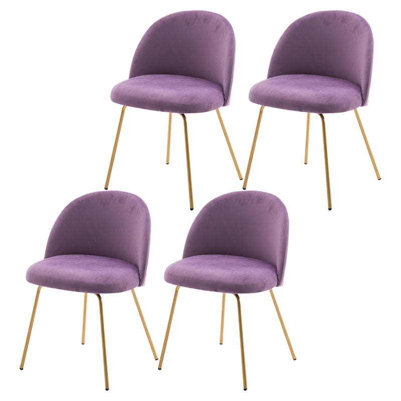 Chaise d'appoint de salle à manger rembourrée scandinave, finition mate, chaise de salle à manger Parsons
