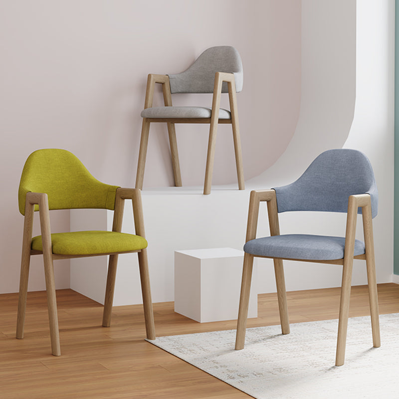 Chaise d'appoint de salle à manger en métal intérieur-extérieur moderne, chaise d'appoint à dossier ouvert avec accoudoirs