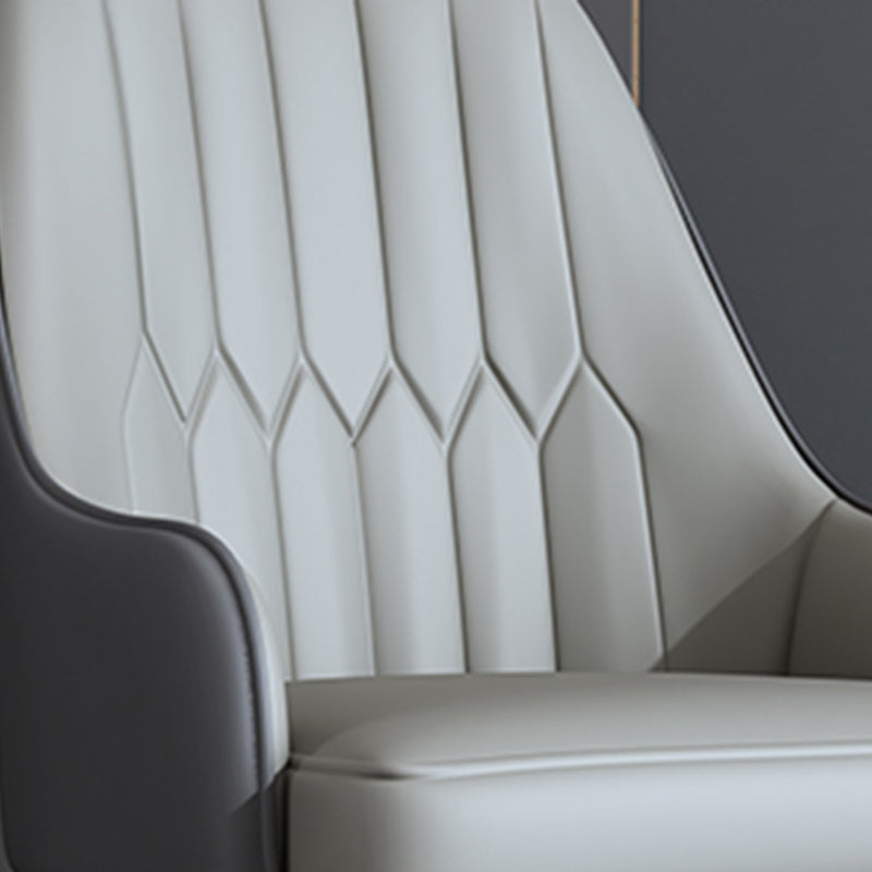 Silla de comedor de metal de estilo escandinavo, silla con respaldo sólido y brazo
