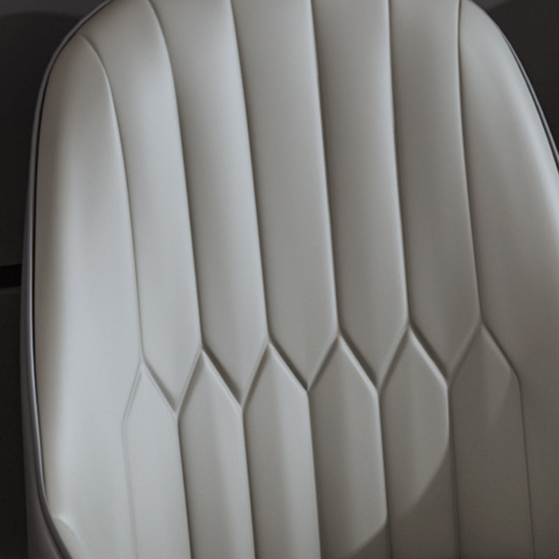 Silla auxiliar de comedor de estilo escandinavo de metal, silla con respaldo sólido acolchado para comedor con brazo