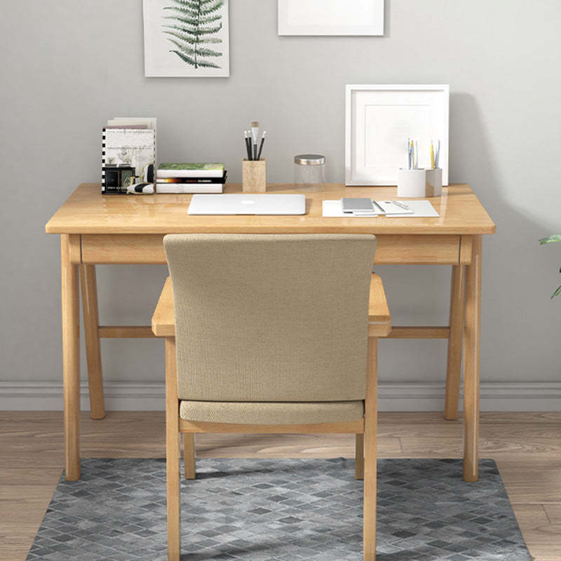 Silla de comedor interior de madera tapizada con respaldo sólido contemporáneo