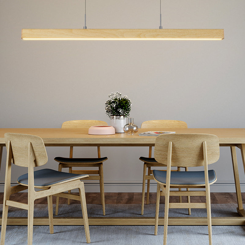 Luz de aluminio LED de lámpara colgante moderno simple para comedor para comedor
