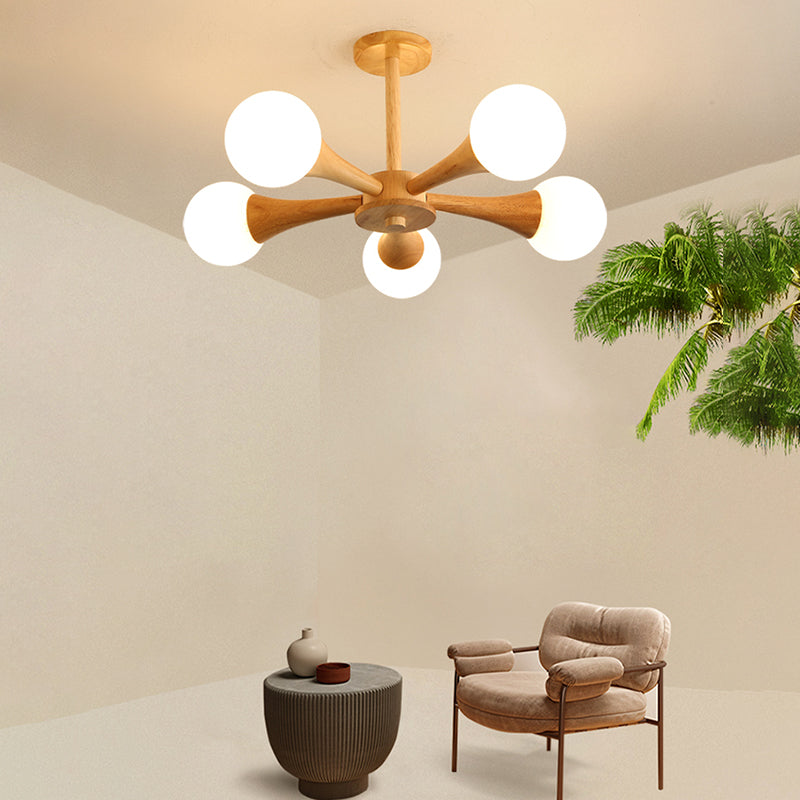 Modern Chandelier Pendant Lamp Multi-Head Chandelier Light Fixtures for Living Room