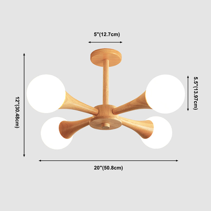 Modern Chandelier Pendant Lamp Multi-Head Chandelier Light Fixtures for Living Room