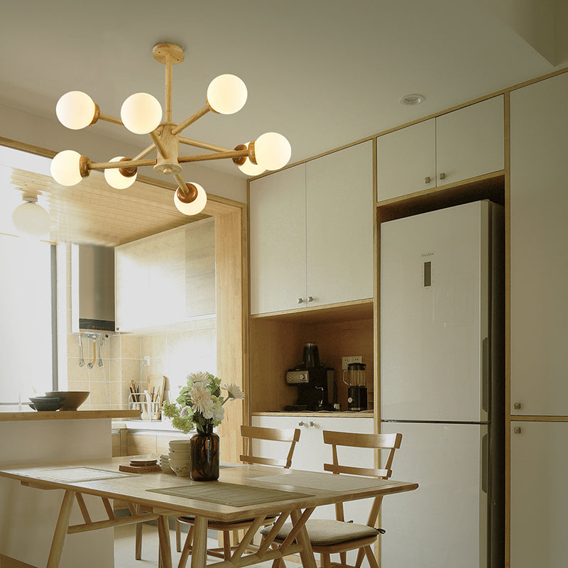 Globe Chandelier Pendant Light Modern Multi-Head Chandelier Lamps Fixtures for Living Room