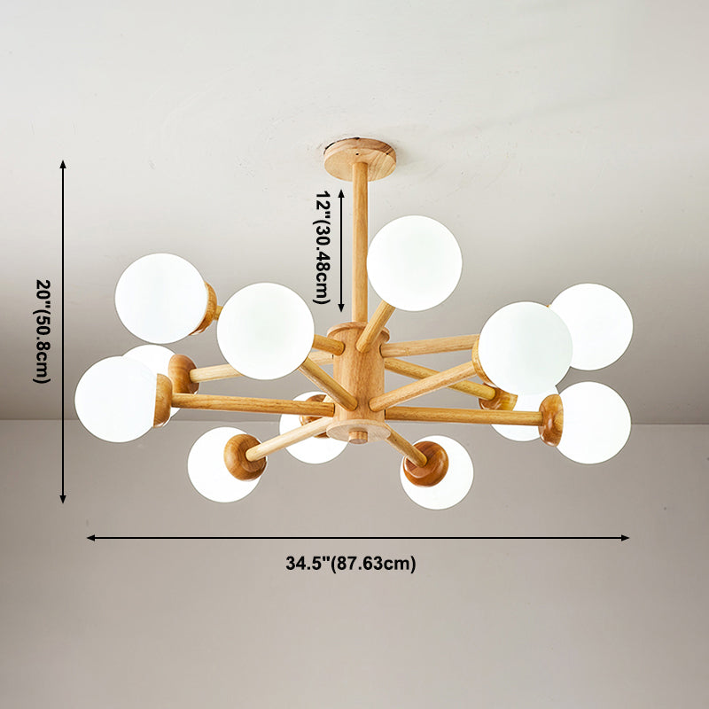 Globe Chandelier Pendant Light Modern Multi-Head Chandelier Lamps Fixtures for Living Room