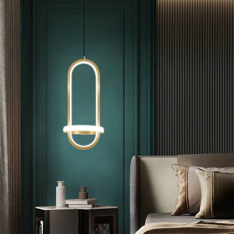 Luci a sospensione a sospensione a sospensione modernista per ciondolo a sospensione per la camera da letto del salotto