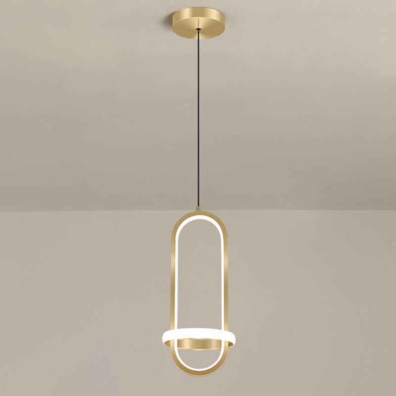 Luci a sospensione a sospensione a sospensione modernista per ciondolo a sospensione per la camera da letto del salotto