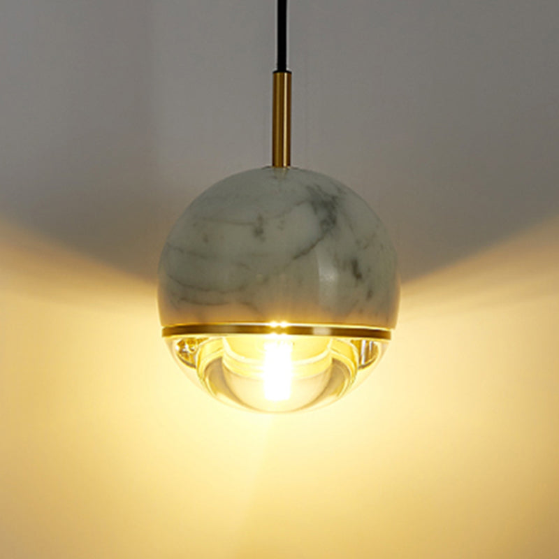 Loucles de plafond suspendues en marbre Pendent de suspension contemporaine pour le salon