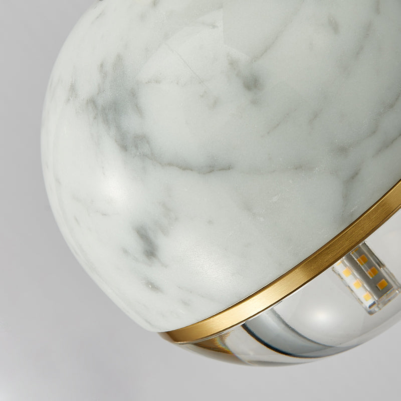 Loucles de plafond suspendues en marbre Pendent de suspension contemporaine pour le salon