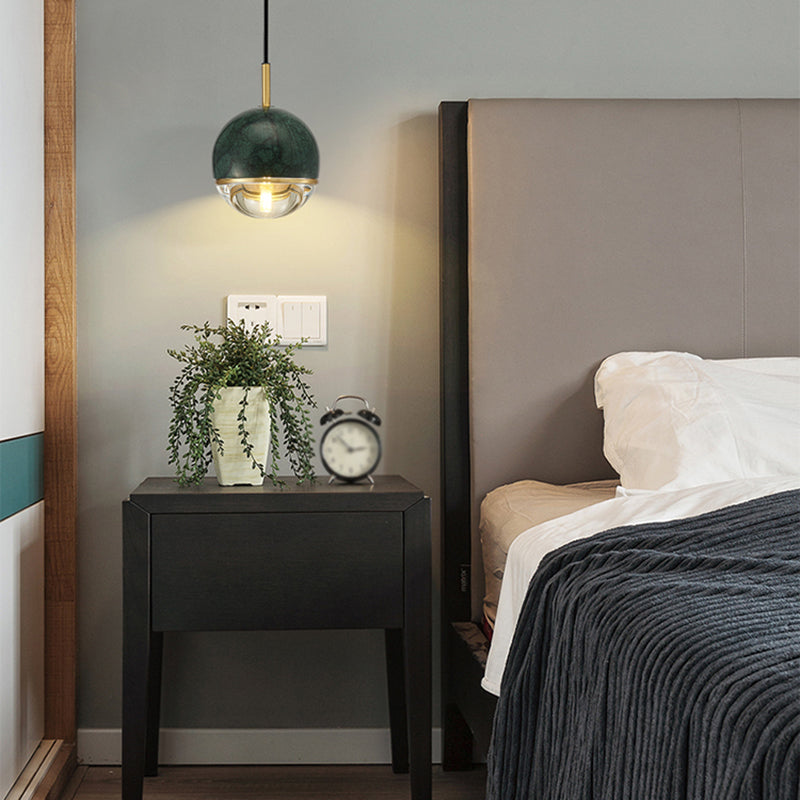 Loucles de plafond suspendues en marbre Pendent de suspension contemporaine pour le salon