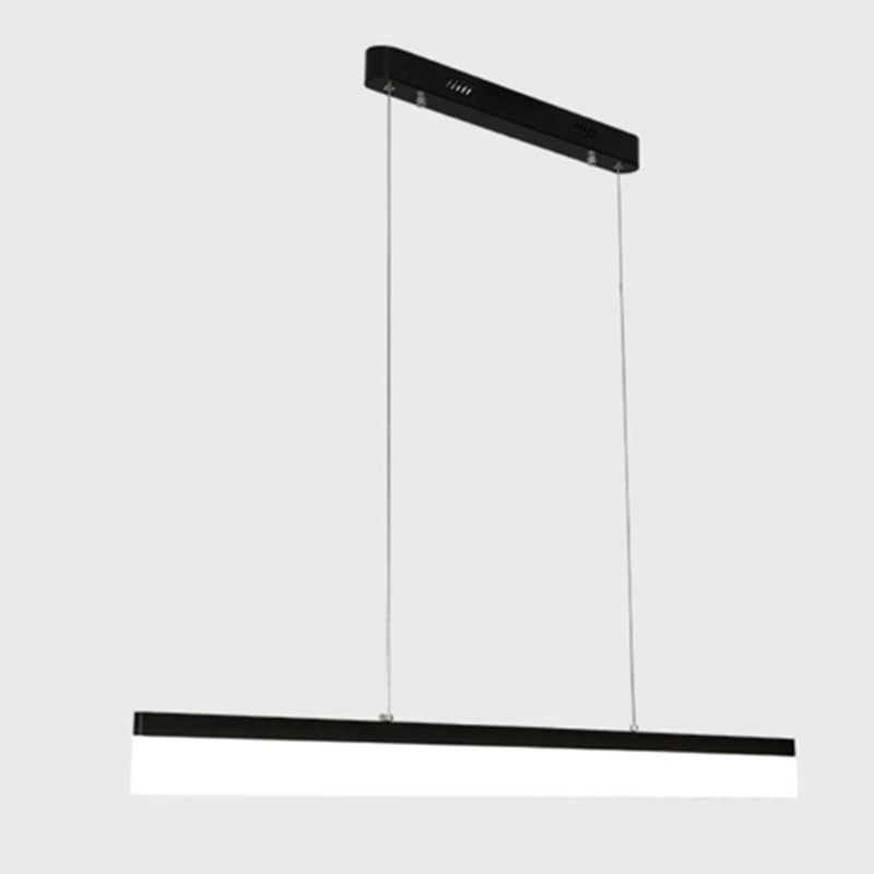 Lámpara colgante de rectángulo LED de lámpara colgante simple para el comedor de la oficina del comedor
