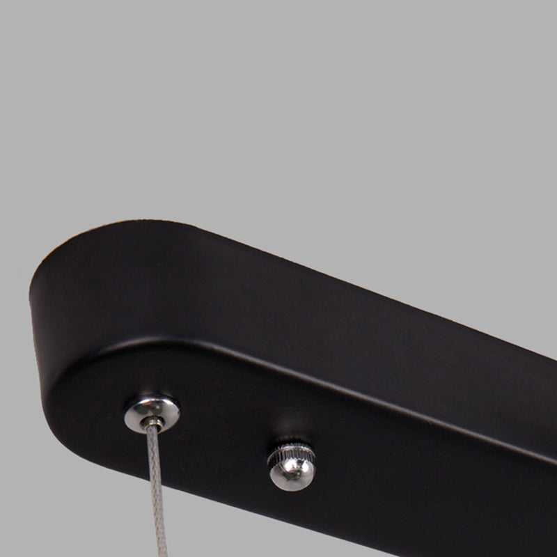 Lámpara colgante de rectángulo LED de lámpara colgante simple para el comedor de la oficina del comedor