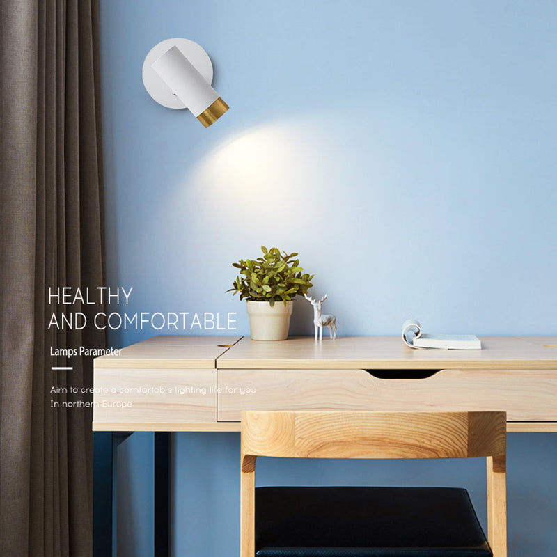 Einfache Leuchtenleuchte zeitgenössische Wandleuchte für Schlafzimmer