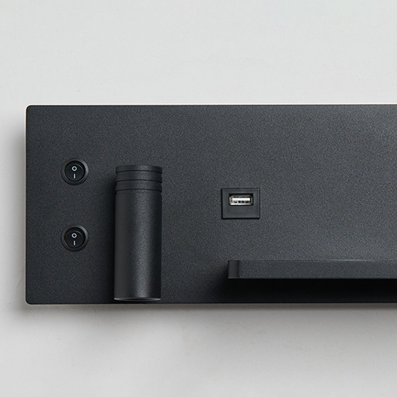 Zeitgenössische Leselampe Einfachheit Wandleuchte mit Metallschatten für Schlafzimmer