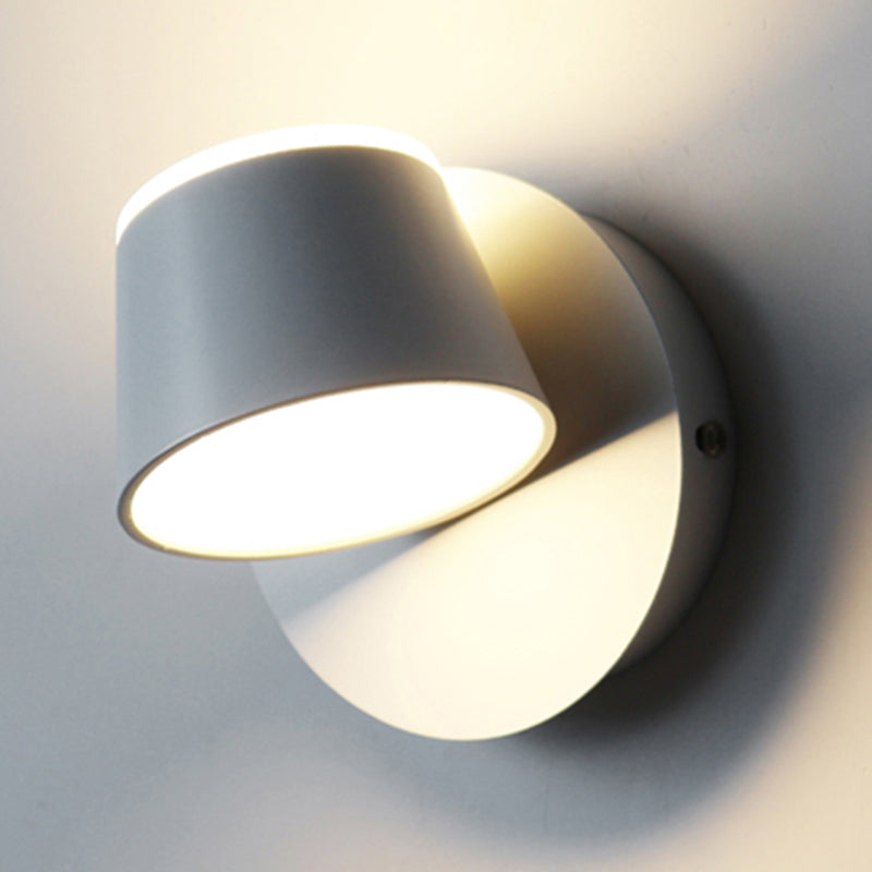 Ponderie murale de la lampe de lecture moderne avec nuance en métal pour chambre à coucher