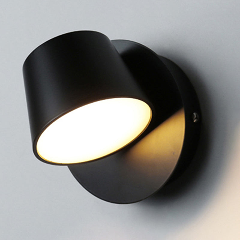 Ponderie murale de la lampe de lecture moderne avec nuance en métal pour chambre à coucher