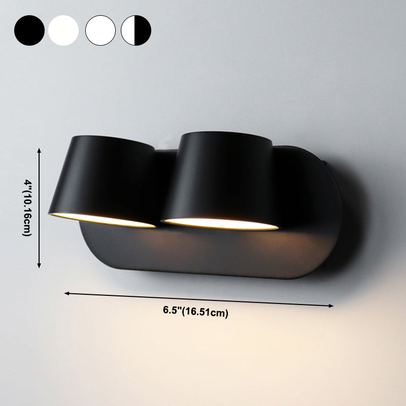 Lámpara de pared de lectura moderna Diconce de pared para el hogar con sombra de metal para dormitorio