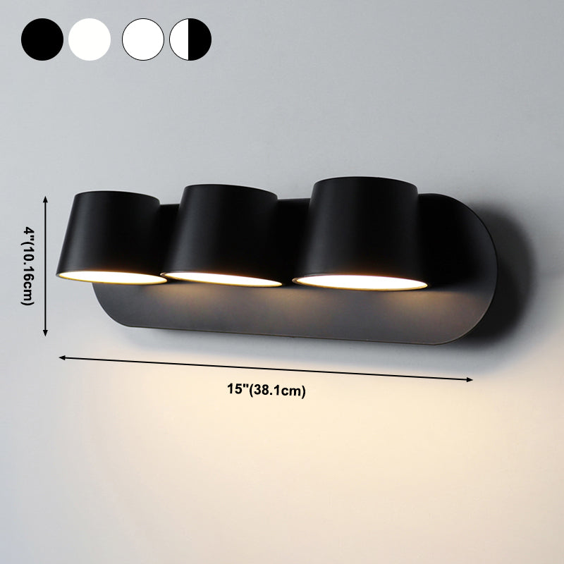 Lámpara de pared de lectura moderna Diconce de pared para el hogar con sombra de metal para dormitorio