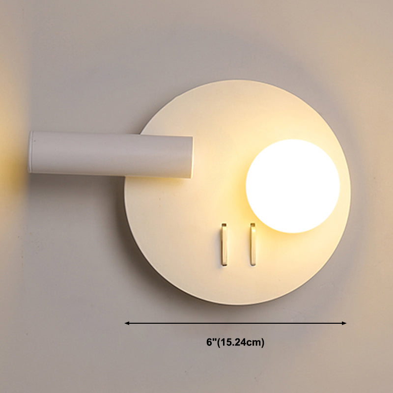 Wandleuchte Leuchte zeitgenössische weiße Wandleuchte für Schlafzimmer Lesen Licht