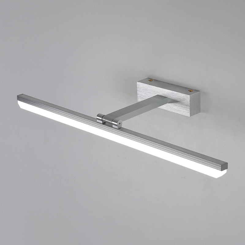 Straight Mirror Light Modern Colorful 1 Light Wall Sconce Fixture for Bedroom