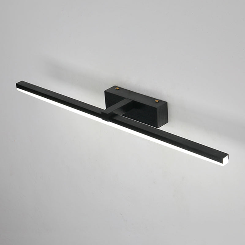 Straight Mirror Light Modern Colorful 1 Light Wall Sconce Fixture for Bedroom